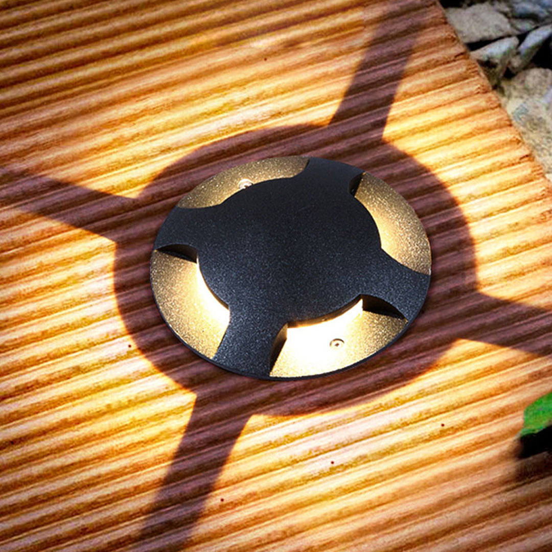Spirited Side-Lit Minimalist Outdoor Well Lights