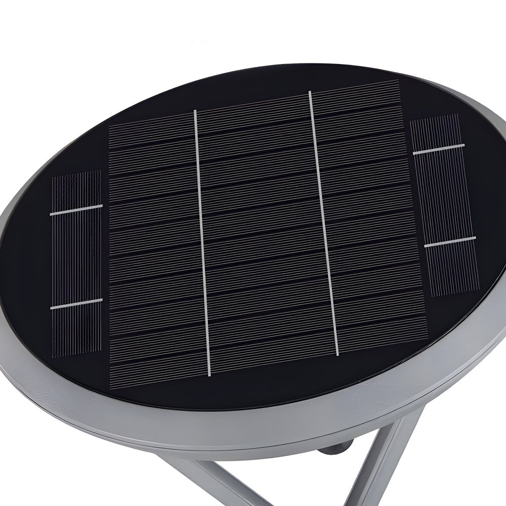 Horten Modern Round Dual LED Outdoor Post Pillar Lamp