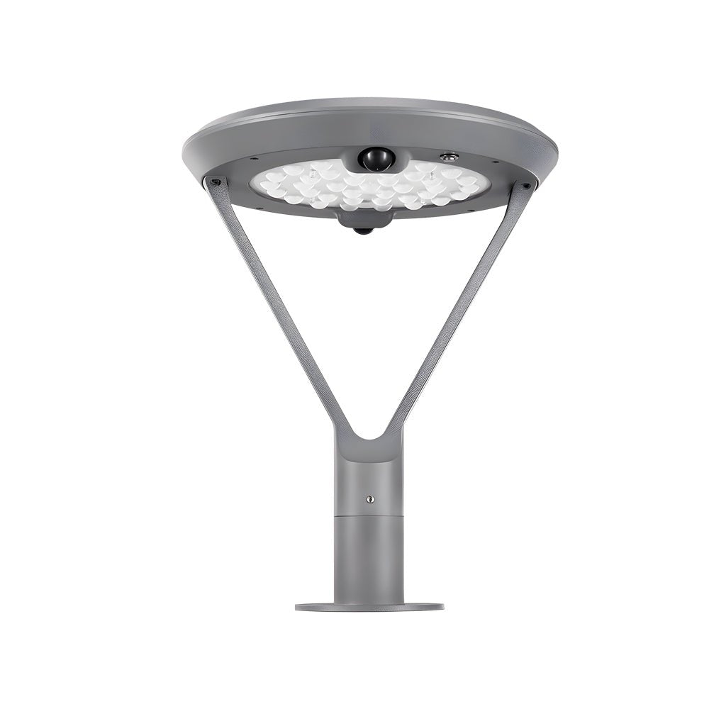 Horten Modern Round Dual LED Outdoor Post Pillar Lamp