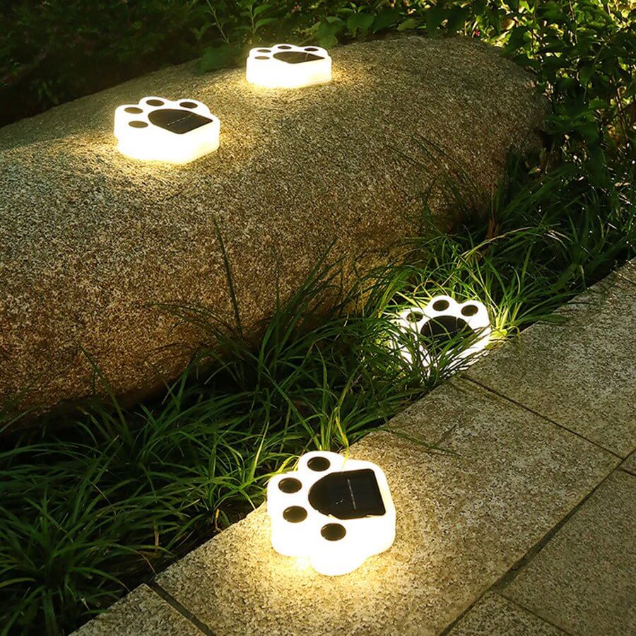 Mora Modern Animal Paw ABS Outdoor Step Stairs Light