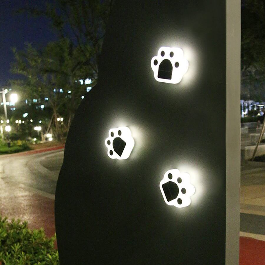 Mora Modern Animal Paw ABS Outdoor Step Stairs Light
