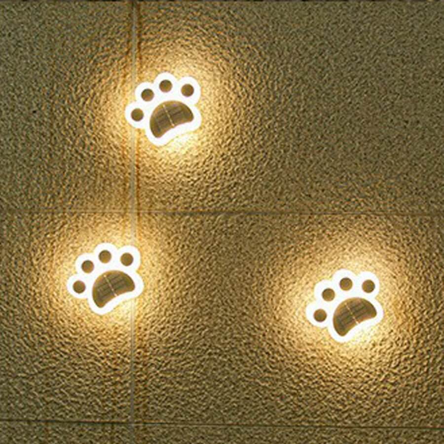 Mora Modern Animal Paw ABS Outdoor Step Stairs Light