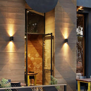 Leah Modern Square Design Outdoor Wall Light