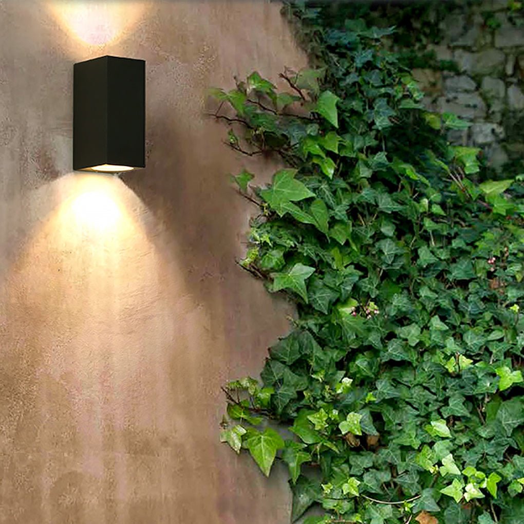 Leah Modern Square Design Outdoor Wall Light