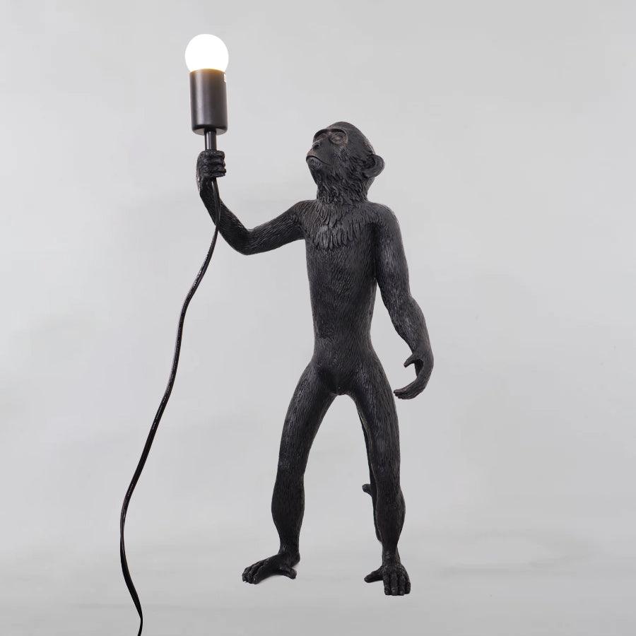 Riven Resin Whimsical Table Lamp-Neutral Decor