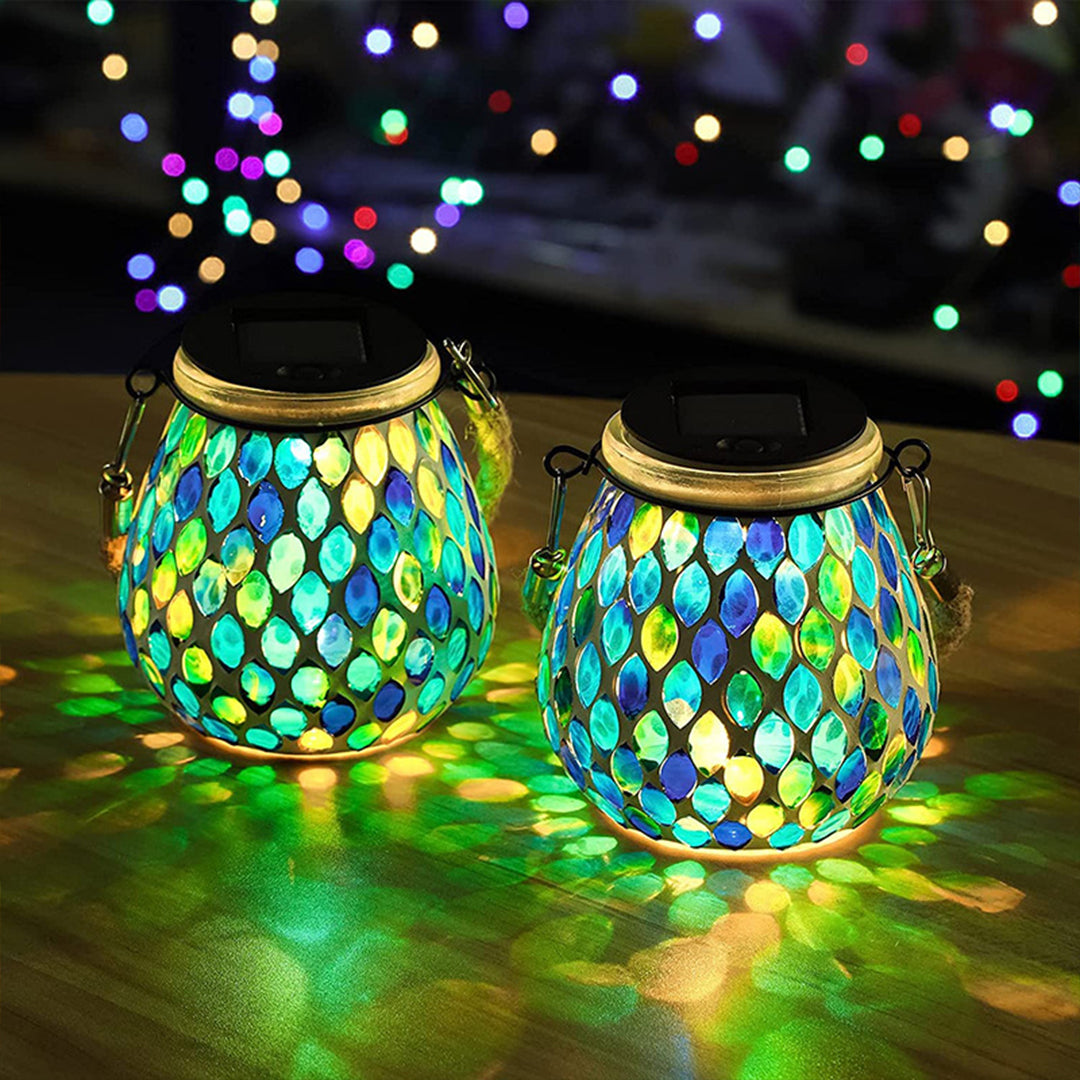 Meadow Solar Classic Decorative Glass Outdoor lights