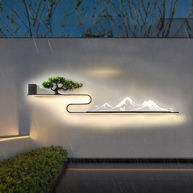 Counsllor Mountain Scenery LED Outdoor Wall Lights