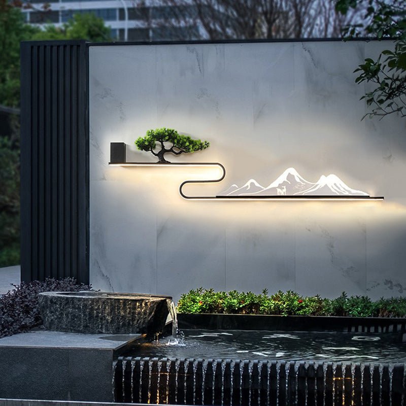 Counsllor Mountain Scenery LED Outdoor Wall Lights