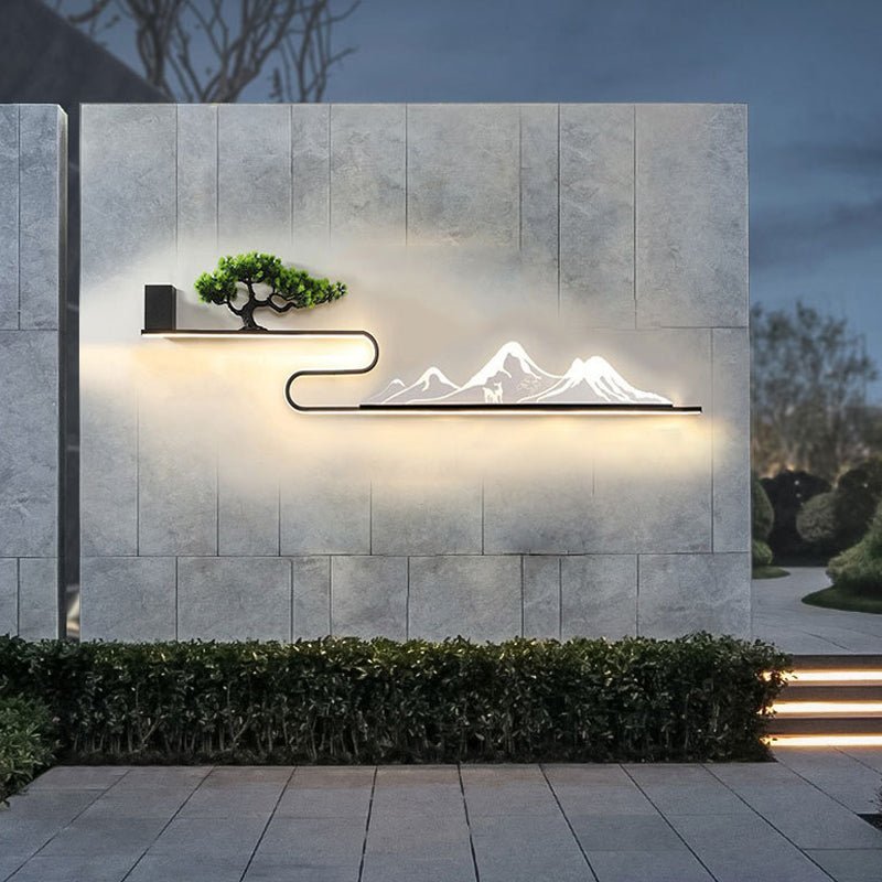 Counsllor Mountain Scenery LED Outdoor Wall Lights