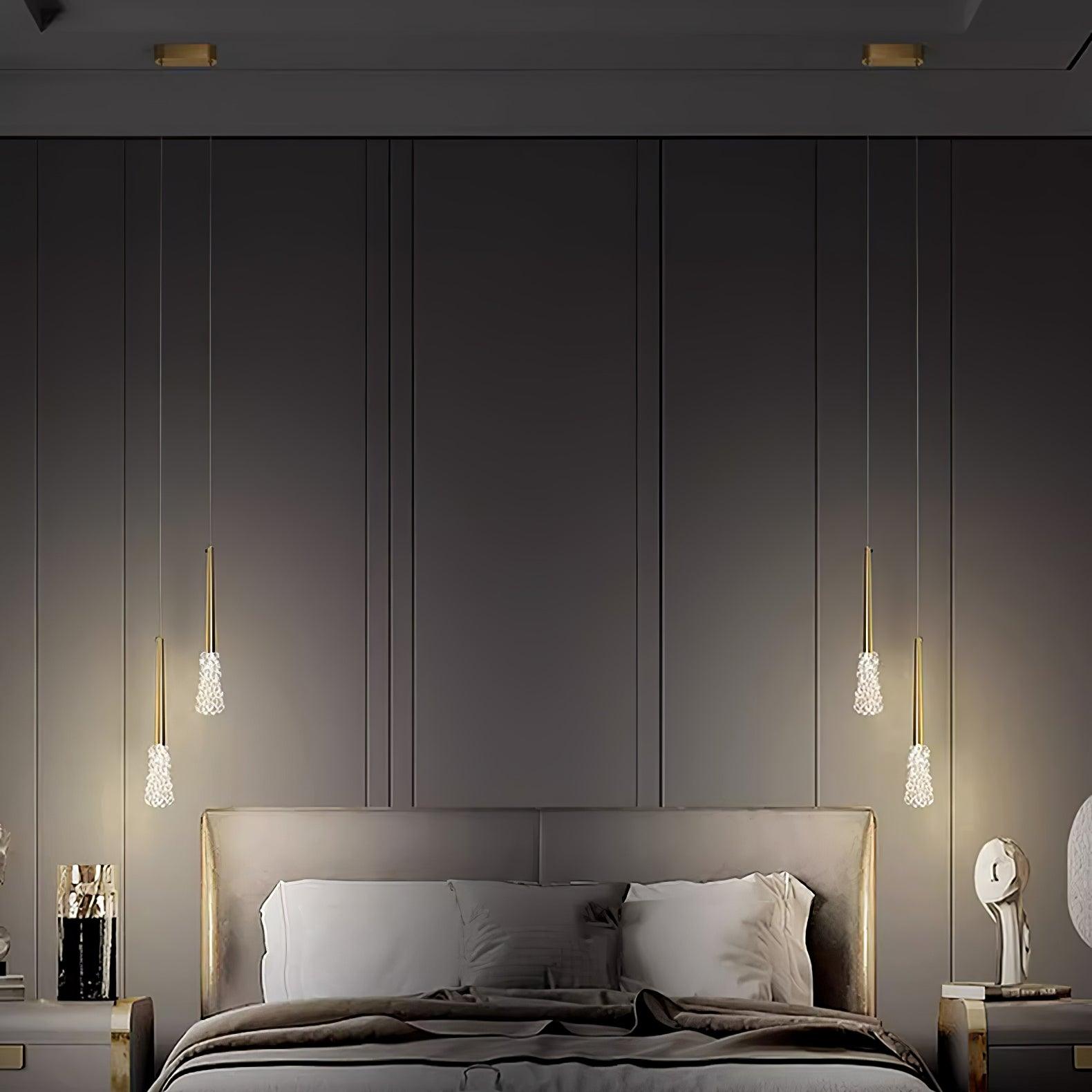 Mozzi Modern Crystal Pendant Light-Neutral Decor