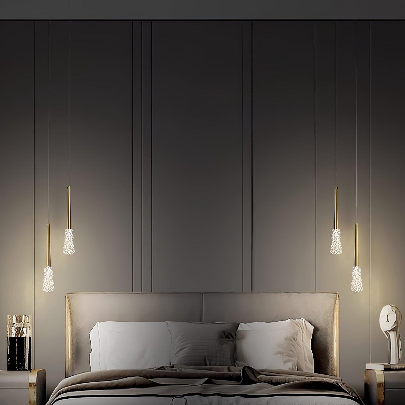 Mozzi Modern Crystal Pendant Light-Neutral Decor