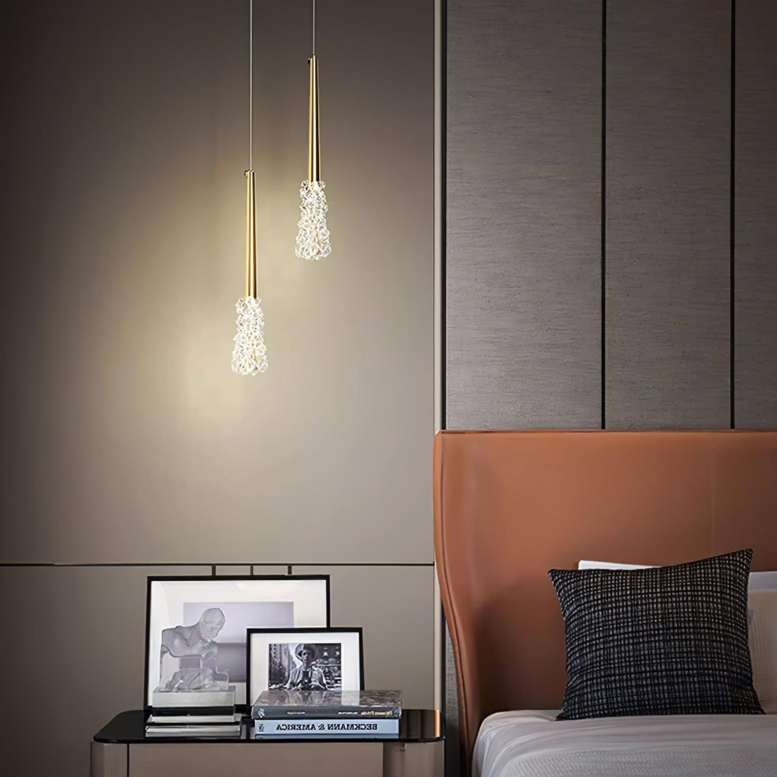 Mozzi Modern Crystal Pendant Light-Neutral Decor