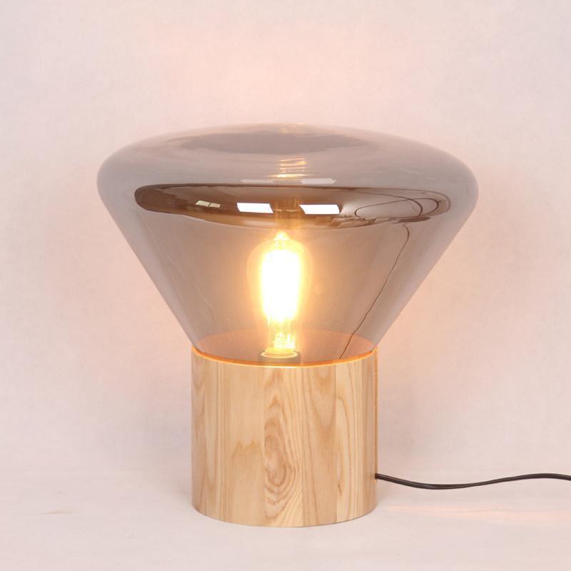 Teveny Minimalist Wood Table Lamp-Neutral Decor