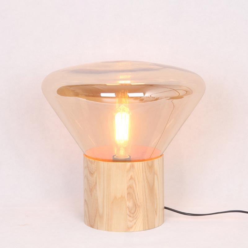 Teveny Minimalist Wood Table Lamp-Neutral Decor