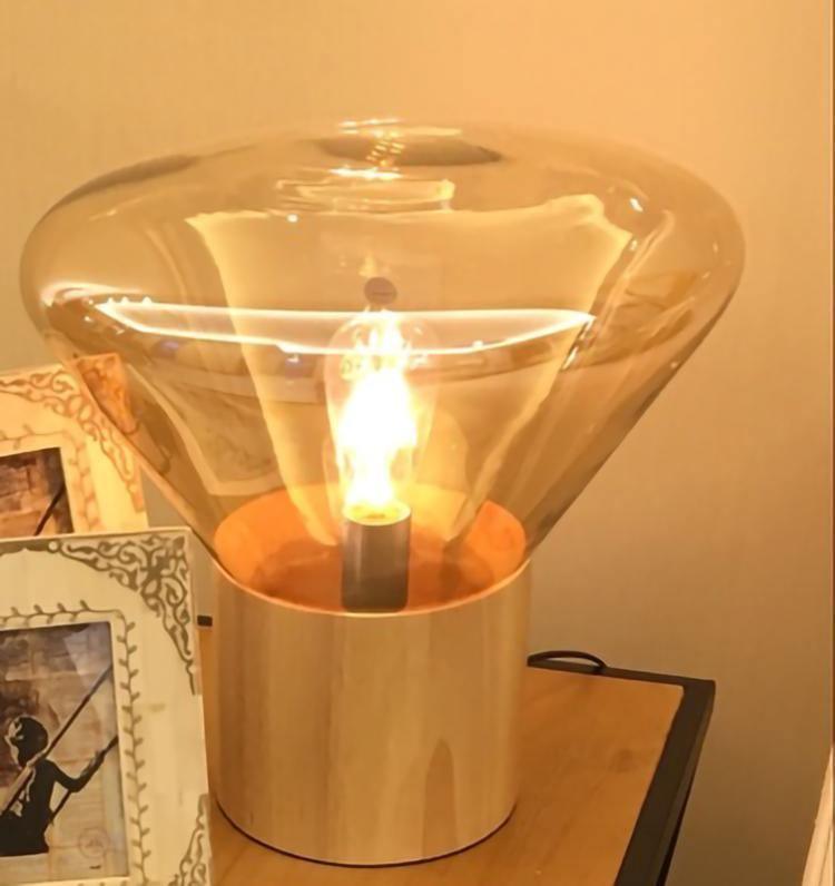 Teveny Minimalist Wood Table Lamp-Neutral Decor