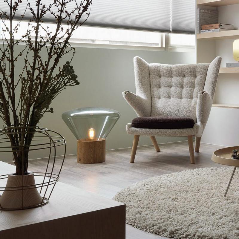 Teveny Minimalist Wood Table Lamp-Neutral Decor