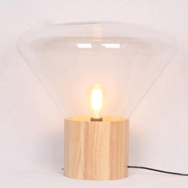 Teveny Minimalist Wood Table Lamp-Neutral Decor