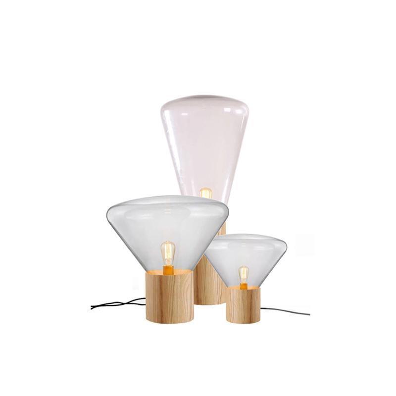 Teveny Minimalist Wood Table Lamp-Neutral Decor