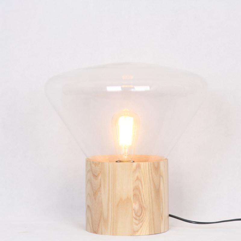 Teveny Minimalist Wood Table Lamp-Neutral Decor