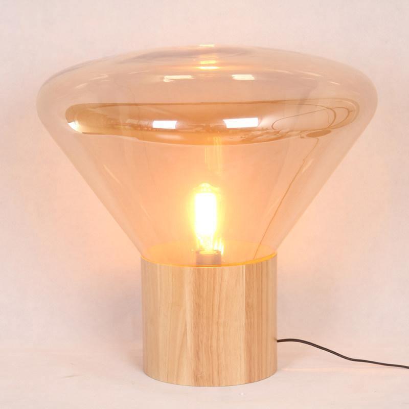 Teveny Minimalist Wood Table Lamp-Neutral Decor
