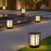Blac Modern Unique Stainless Steel Outdoor Floor Lamp