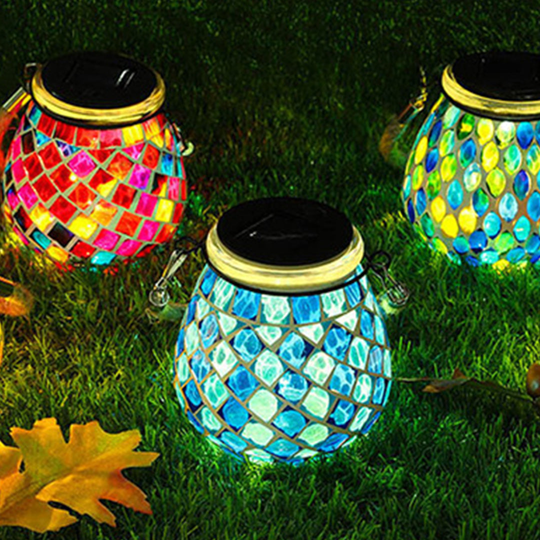 Meadow Solar Classic Decorative Glass Outdoor lights