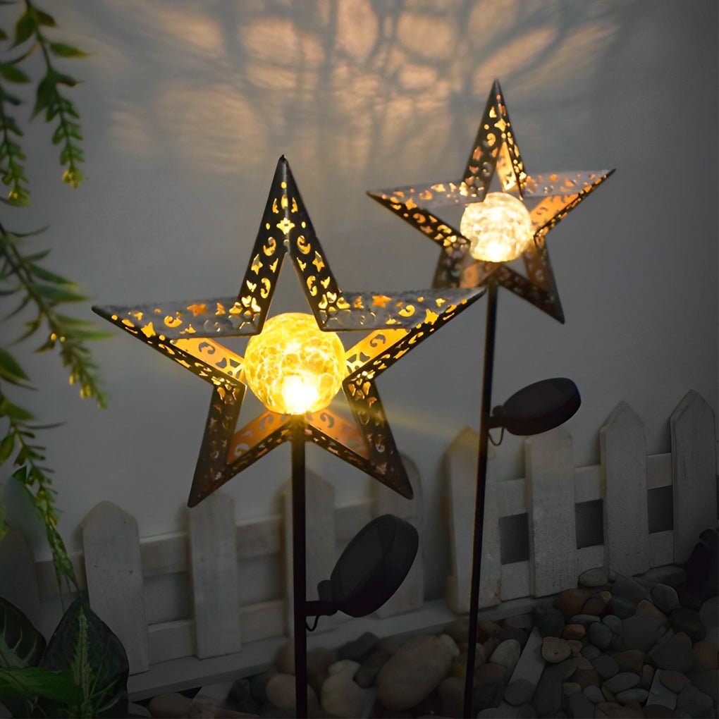 Edeline Mystical Moon Sun Flame Outdoor Light