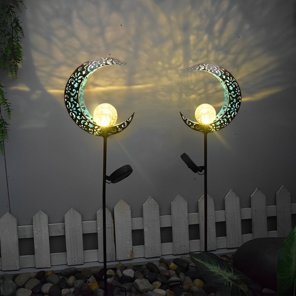 Edeline Mystical Moon Sun Flame Outdoor Light