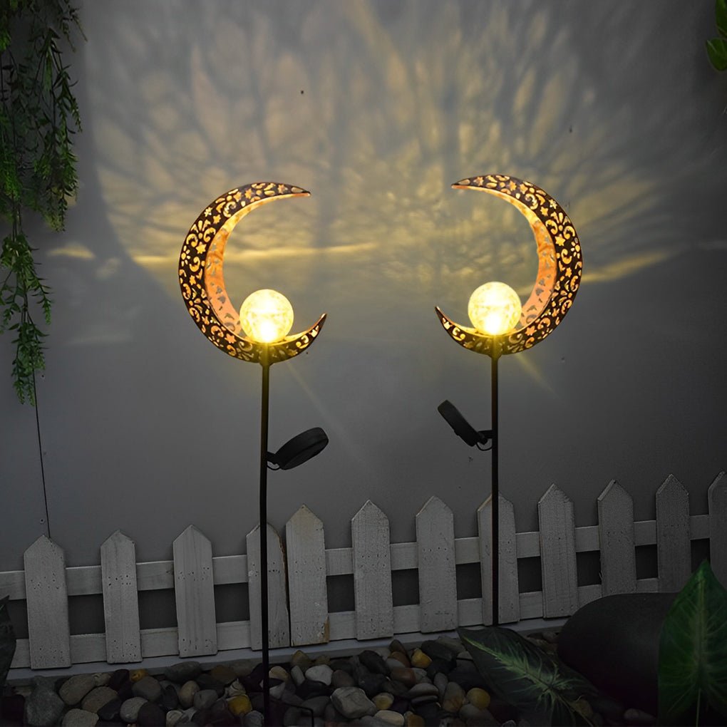 Edeline Mystical Moon Sun Flame Outdoor Light