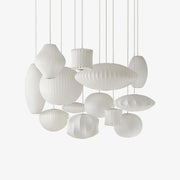 Etrio Pendant Light Bubble Mulberry Silk - Neutralighting