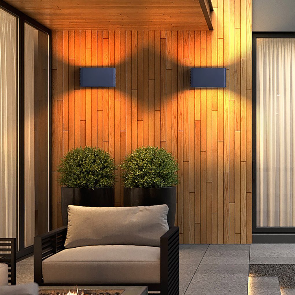Robe Classic Rectangle LED Nordic Outdoor Wall Lights