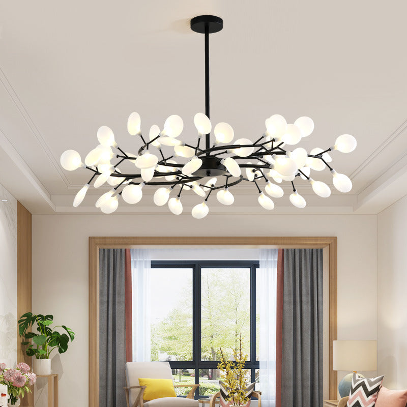 Olivia Unique Branch Firefly Sputnik Art Deco Chandelier - Neutral Decor