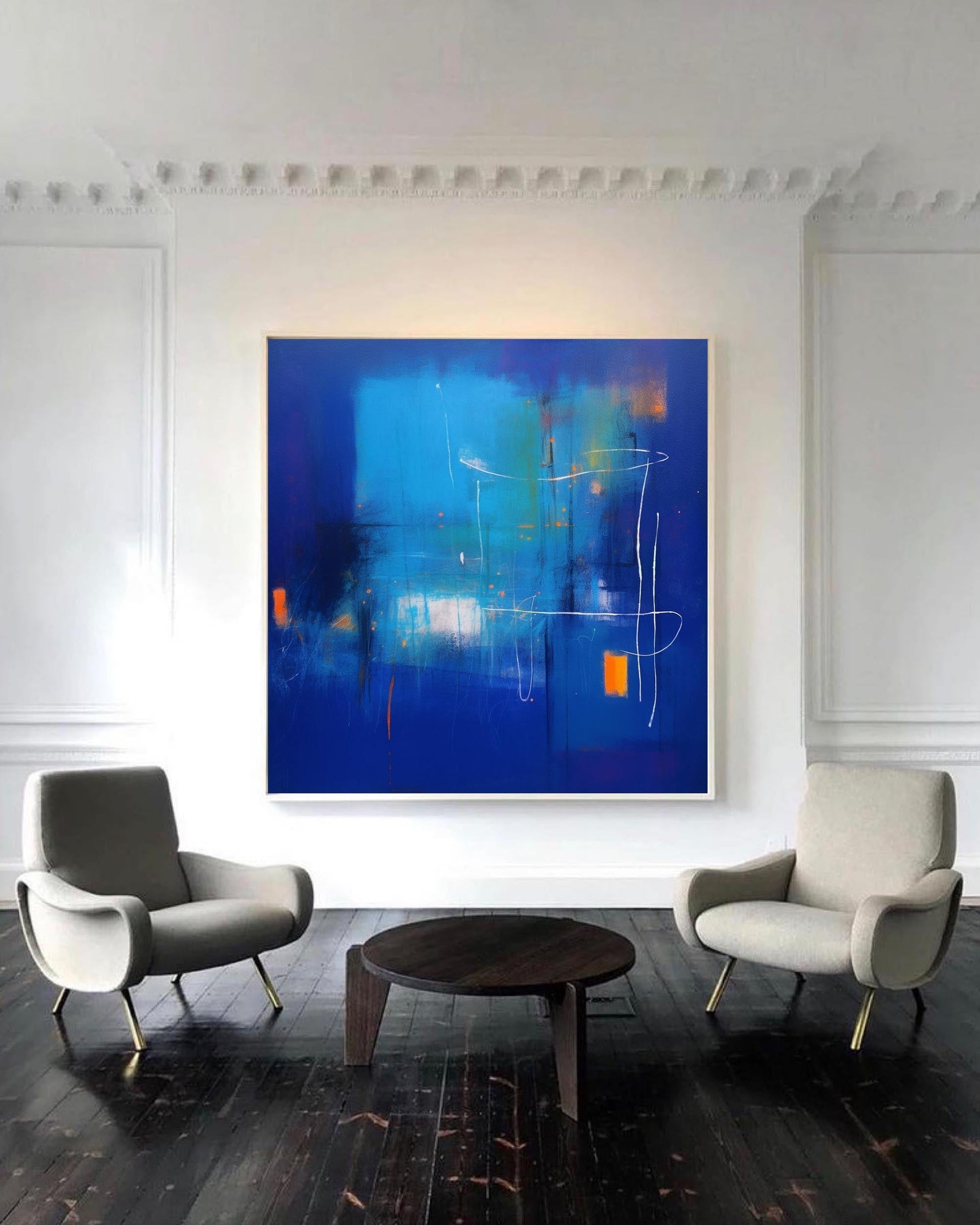 Abstract Canvas Art AB206 - Neutralighting