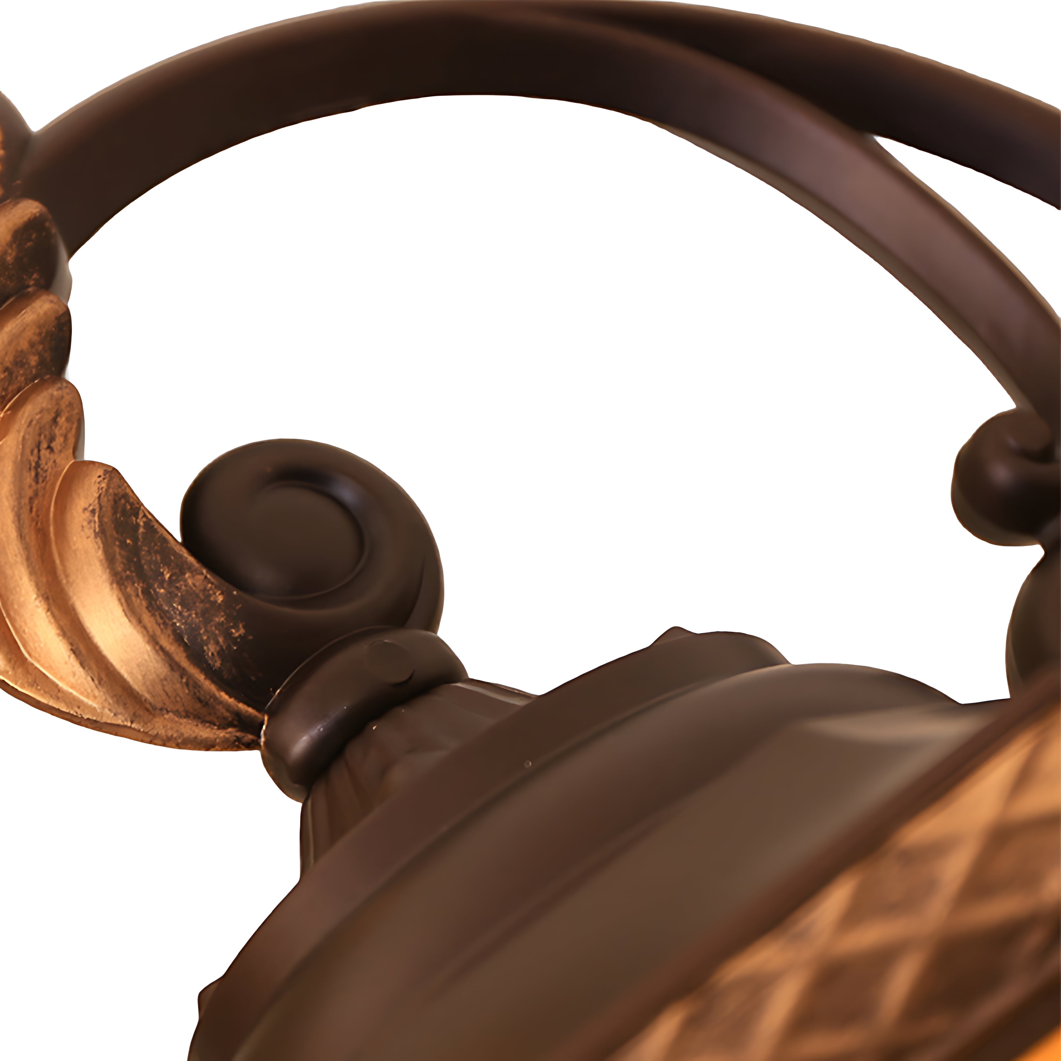 Nadiny European-Style Copper Glass Outdoor Wall Sconce