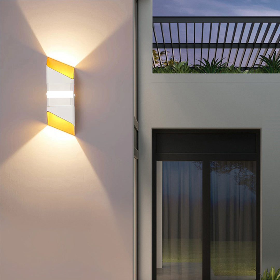 Salt Square Tube LED Outdoor Wall Lights