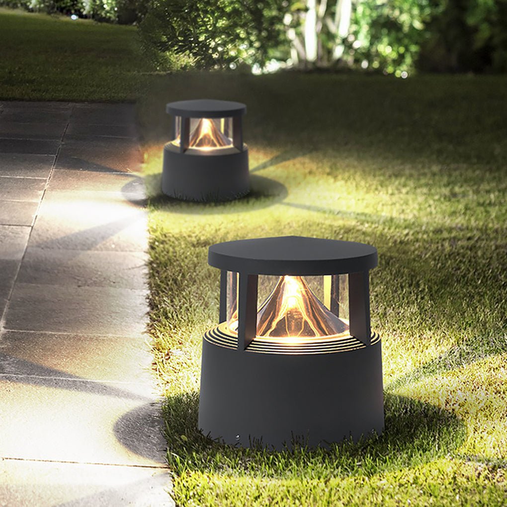 Logan Fence Landscape Outdoor Lawn Post Light