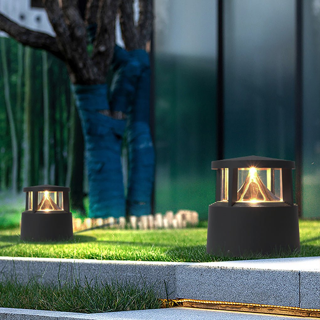 Logan Fence Landscape Outdoor Lawn Post Light