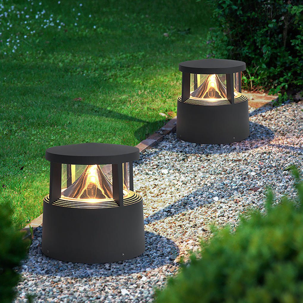 Logan Fence Landscape Outdoor Lawn Post Light