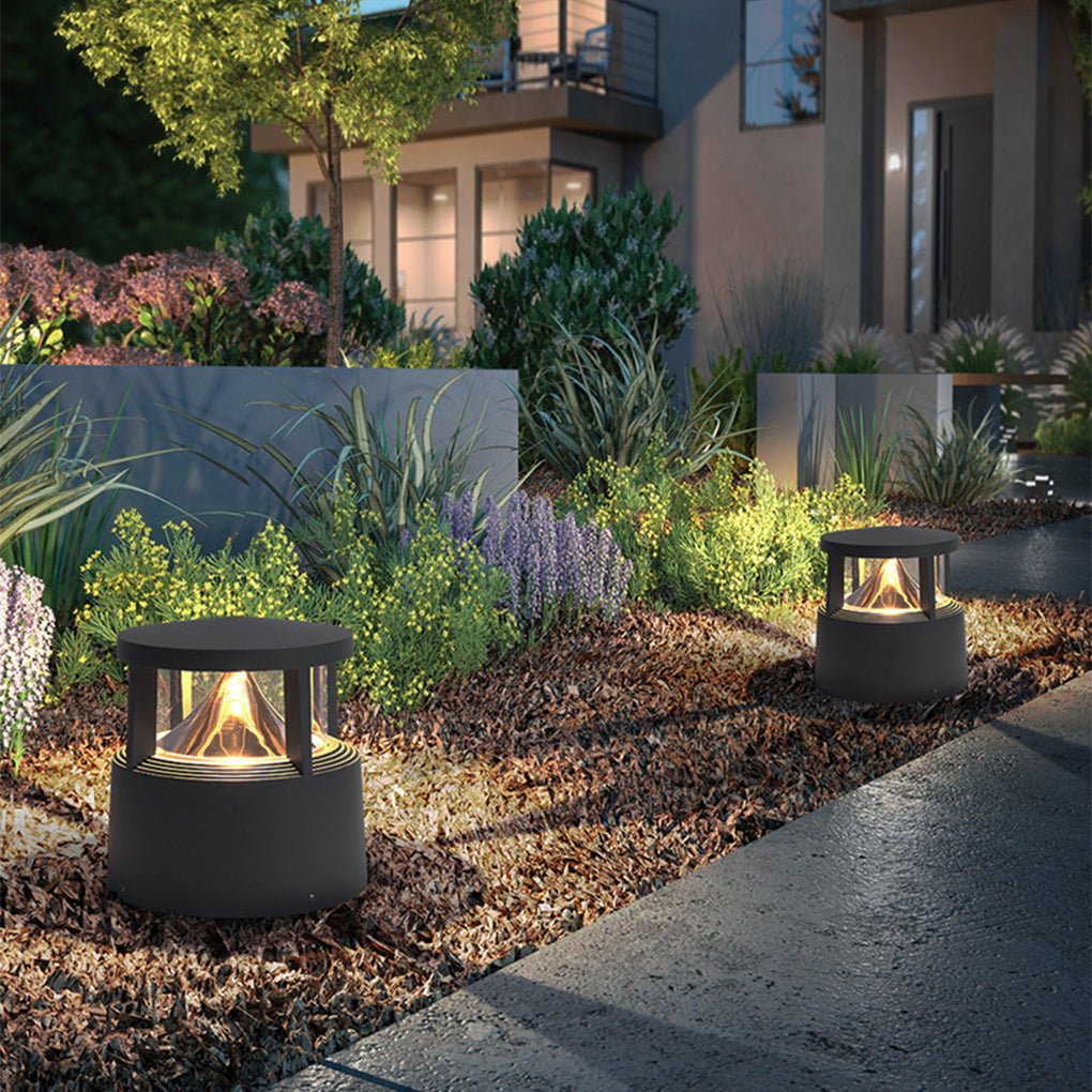 Logan Fence Landscape Outdoor Lawn Post Light