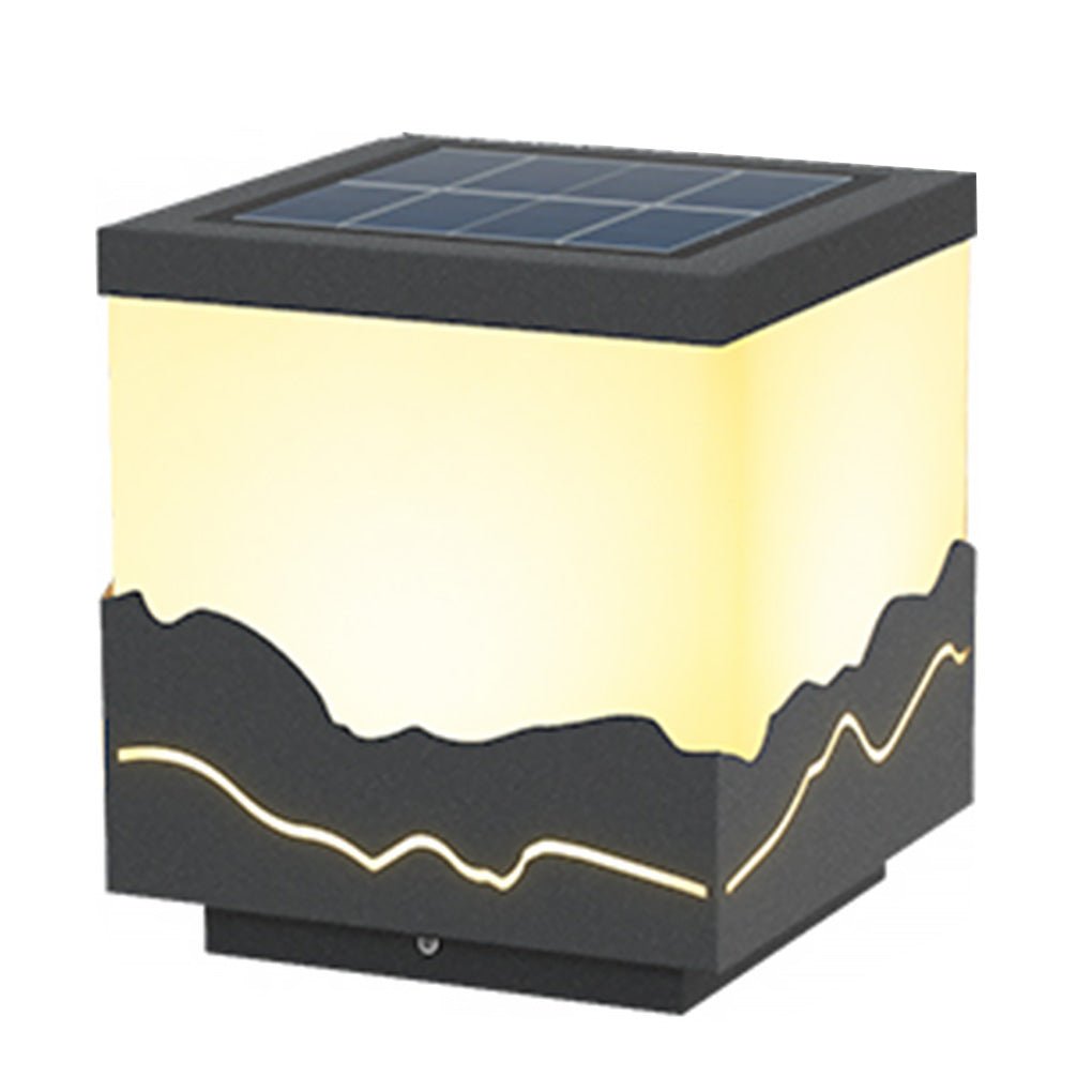 Farmer Fence Post LED Peaks Landscape  Steel Outdoor Light