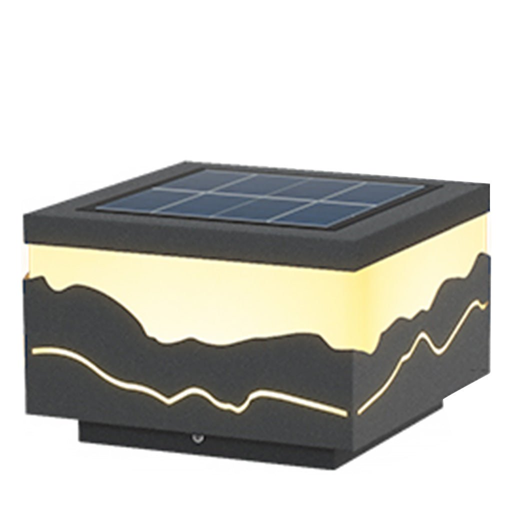 Farmer Fence Post LED Peaks Landscape  Steel Outdoor Light