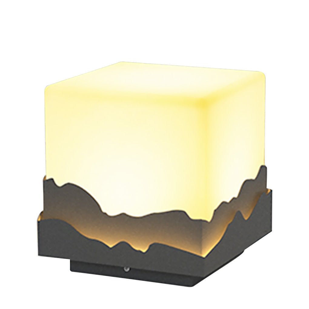 Farmer Fence Post LED Peaks Landscape  Steel Outdoor Light