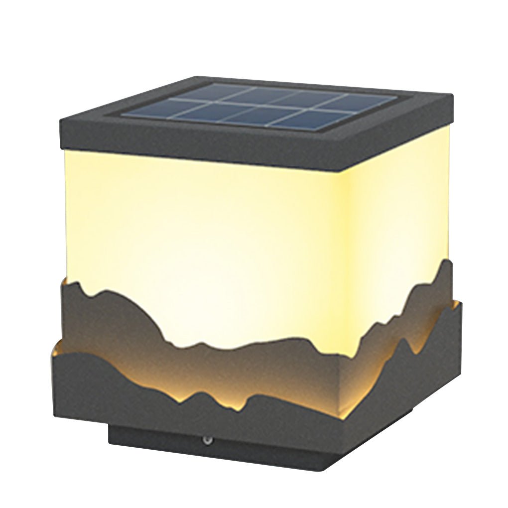 Farmer Fence Post LED Peaks Landscape  Steel Outdoor Light