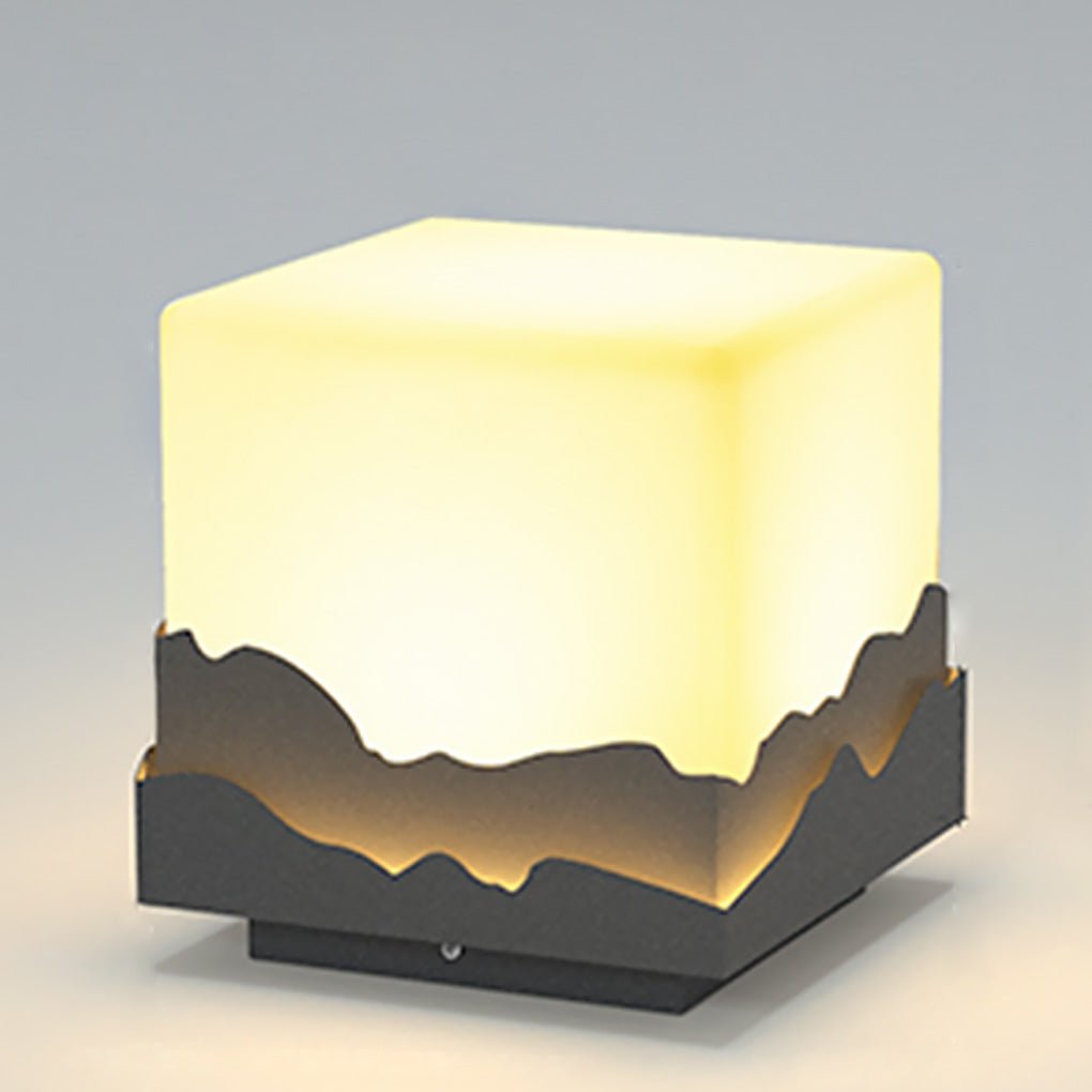 Farmer Fence Post LED Peaks Landscape  Steel Outdoor Light