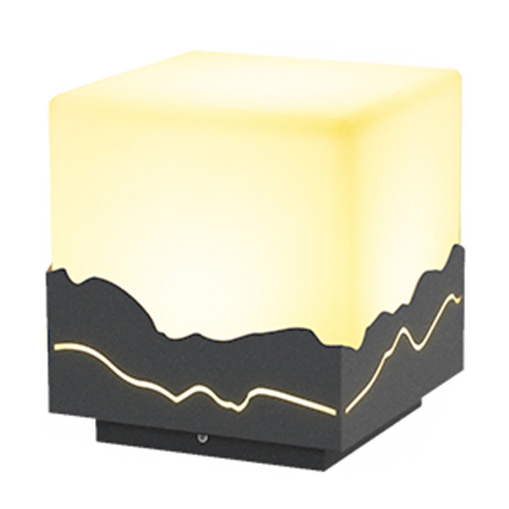 Farmer Fence Post LED Peaks Landscape  Steel Outdoor Light