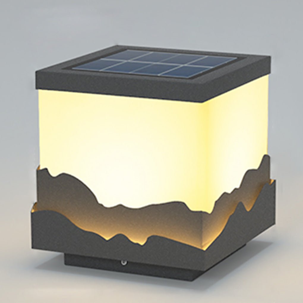 Farmer Fence Post LED Peaks Landscape  Steel Outdoor Light