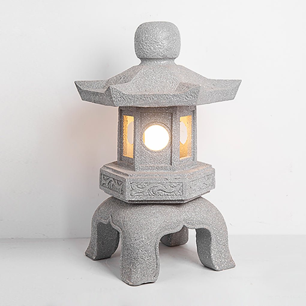 Drake Elegant Imitation Stone Resin Outdoor Light