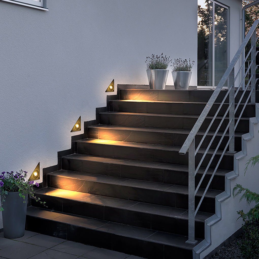 Mrth Triangle Step Stairs Outdoor Wall Lights
