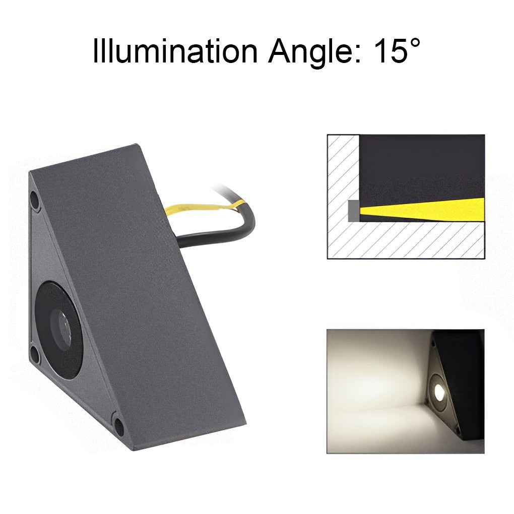 Mrth Triangle Step Stairs Outdoor Wall Lights
