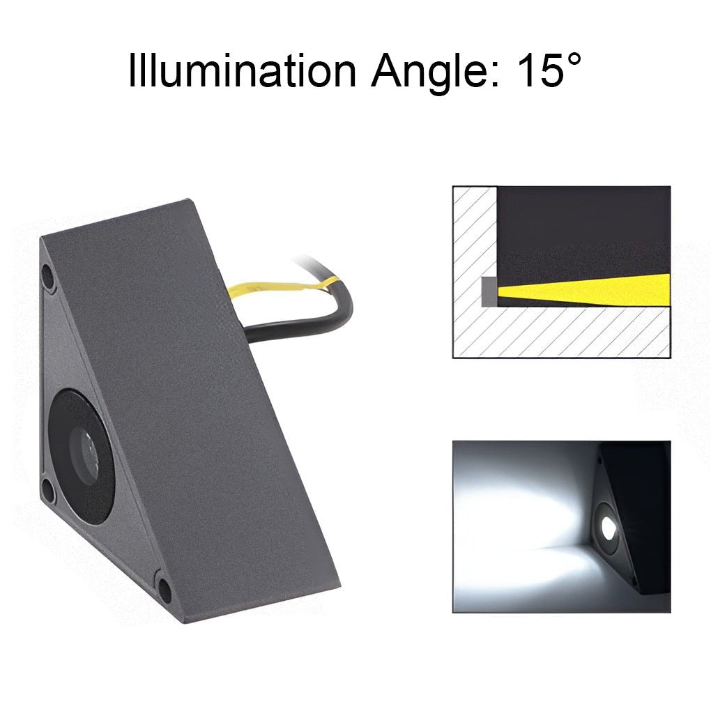 Mrth Triangle Step Stairs Outdoor Wall Lights